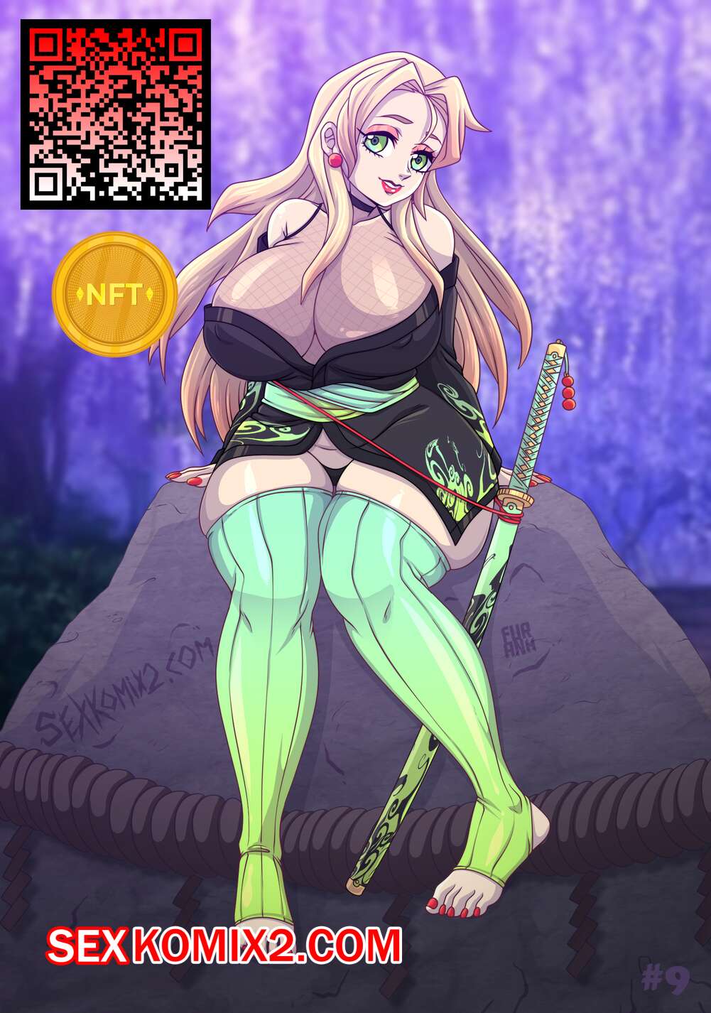 Porn NFT Anastasia 9. artist Furanh. universe DmnSlr.