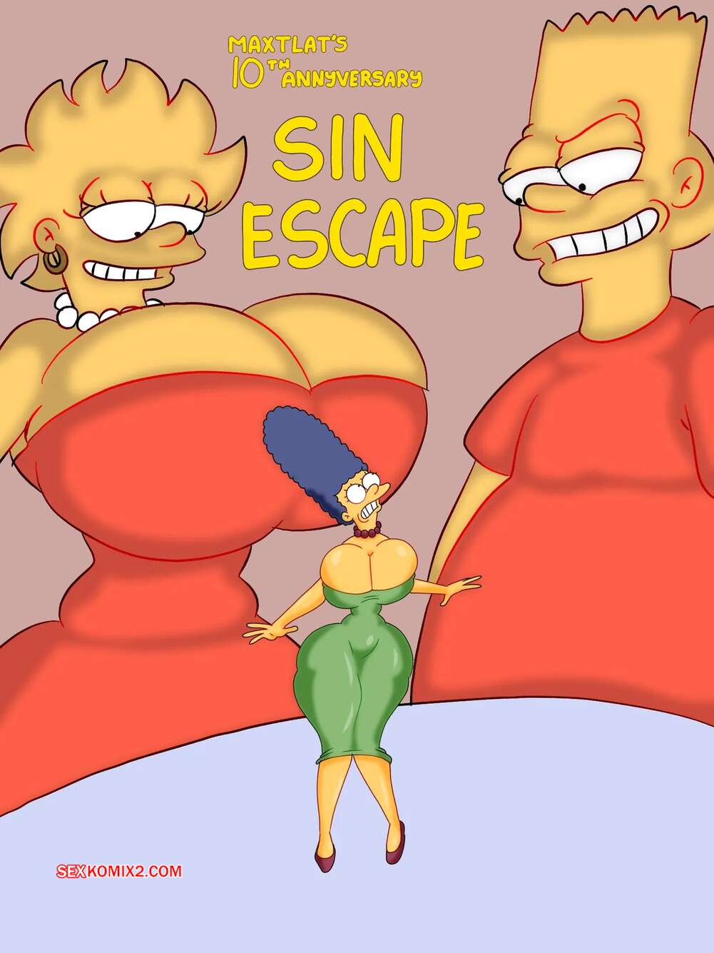 Comic porno 10th Annyversary Redrawn Sin Escape. The Simpsons