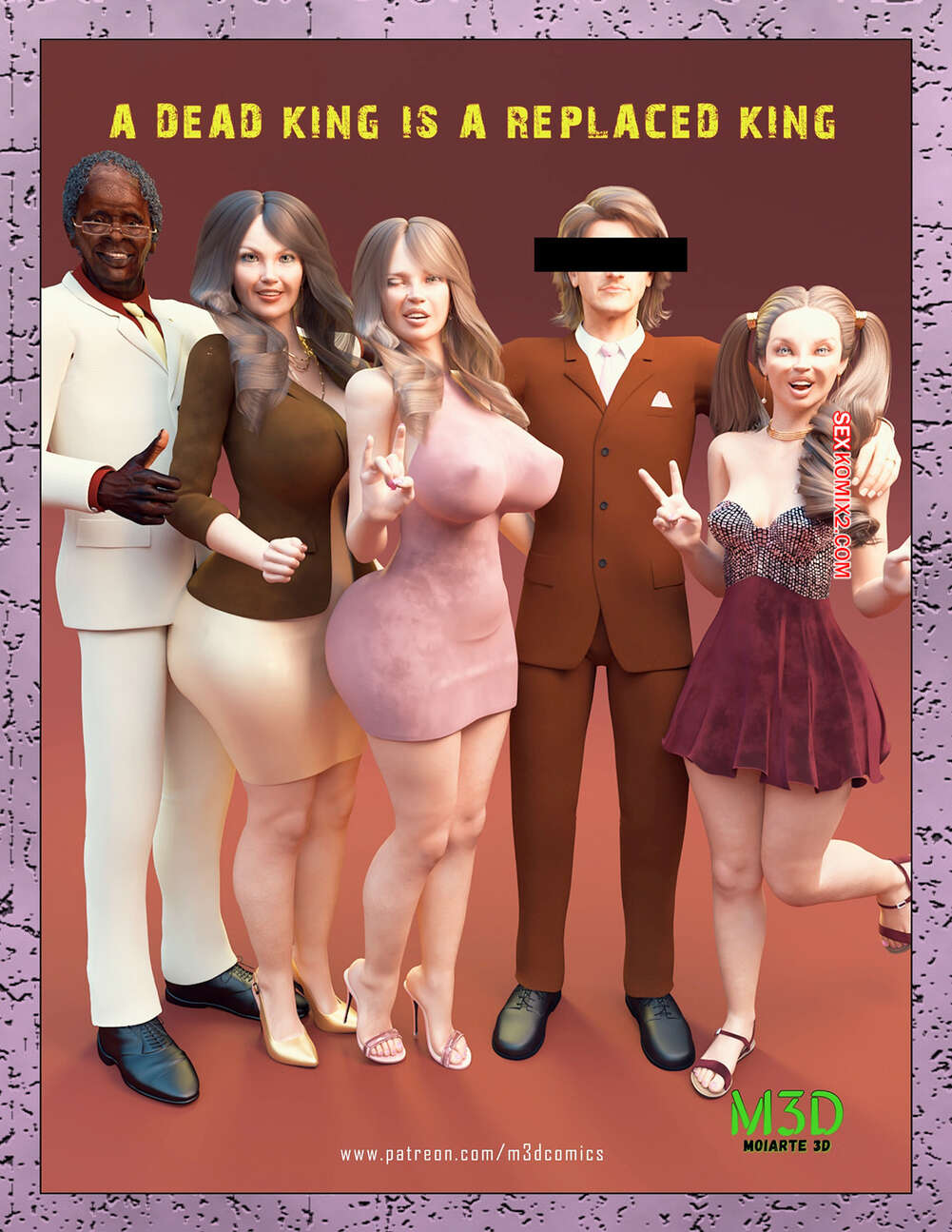 Comic porno A DEAD KING is a Replaced King. Parte 1. Moiarte.