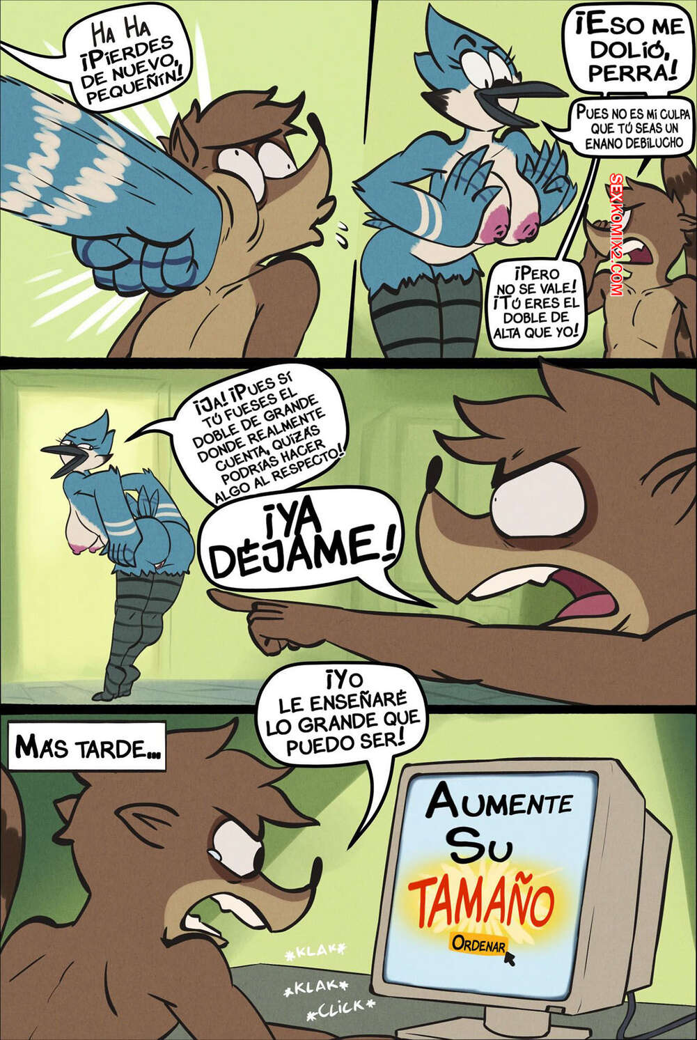 Comic porno A REGULAR SHOW comic. ThingsHappen.