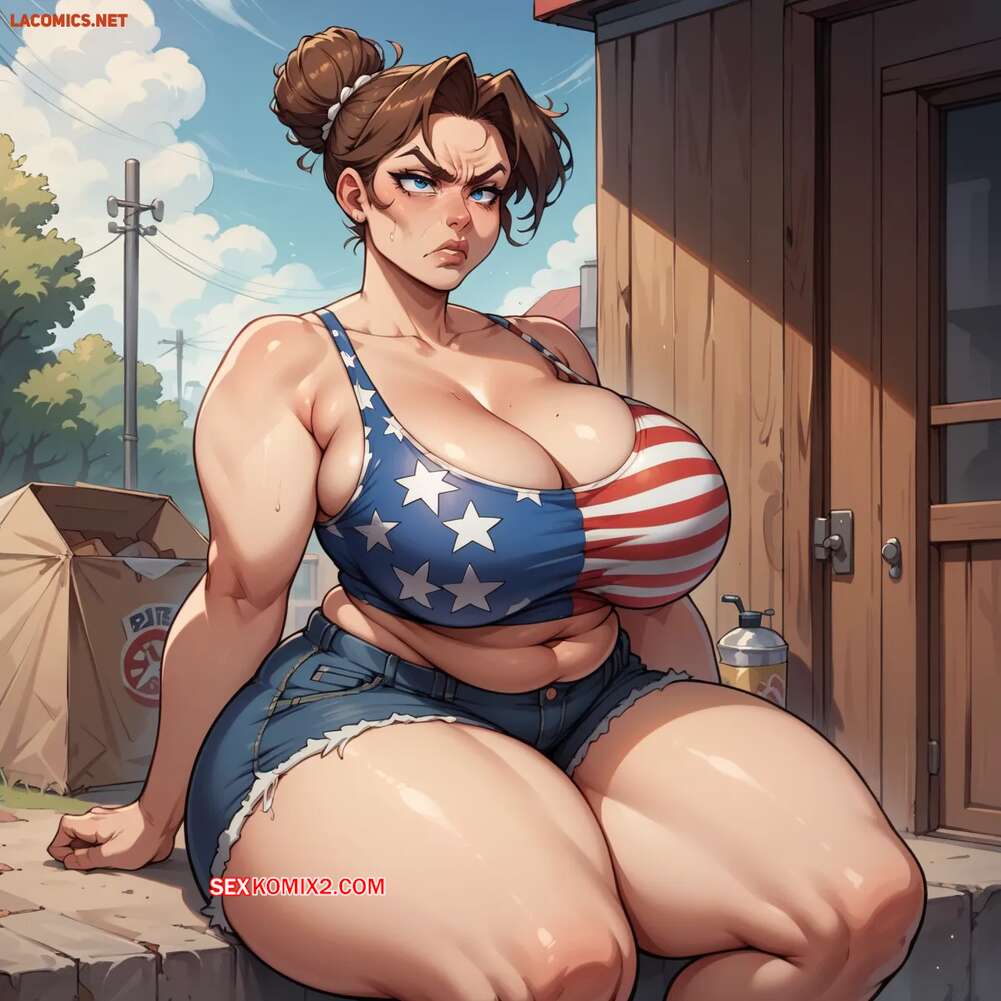 Comic porno American Flag Bikini. SuperSkank88