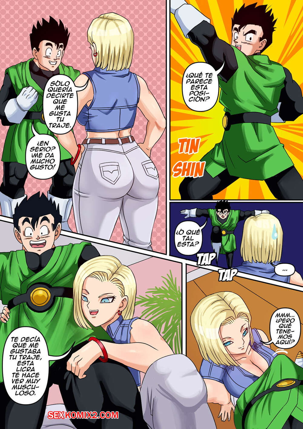 ✅️ Comic porno Androide 18 y Gohan 1 cómico de sexo rubia caliente Android  | Comics porno en español solo para adultos | sexkomix2.com