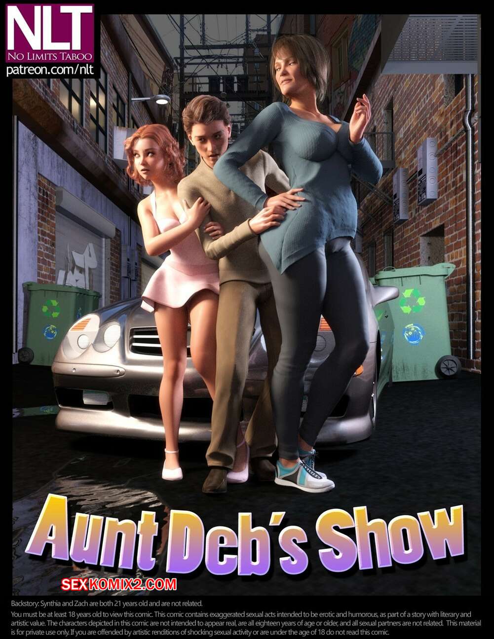 Comic porno AUNT DEBS Show. NLT.