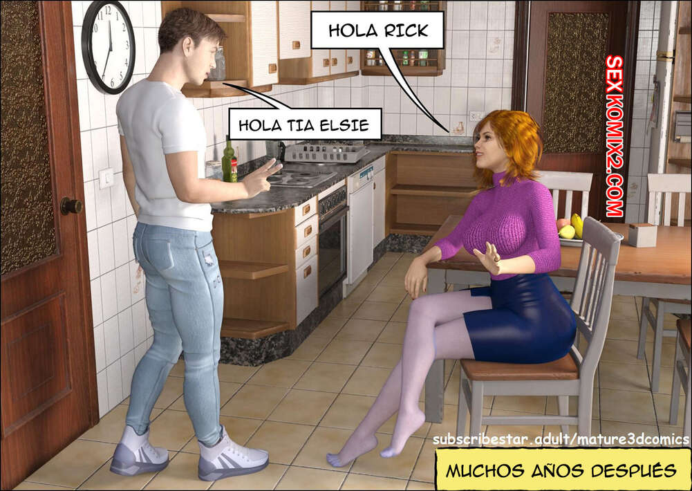 Comic porno AUNT ELSIE. Parte 1. Mature3Dcomics.