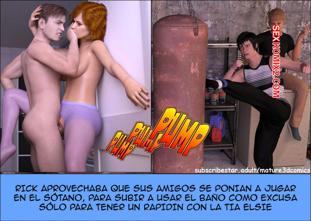 Comic porno AUNT ELSIE. Parte 3. Mature3Dcomics.