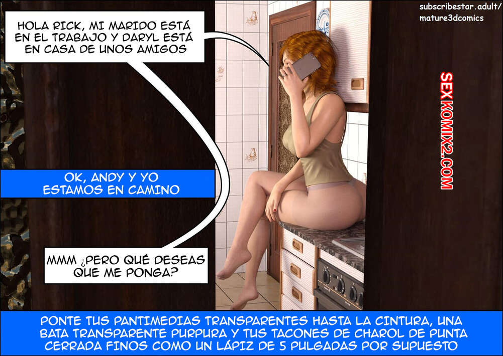 Comic porno AUNT ELSIE. Parte 4. Mature3Dcomics.