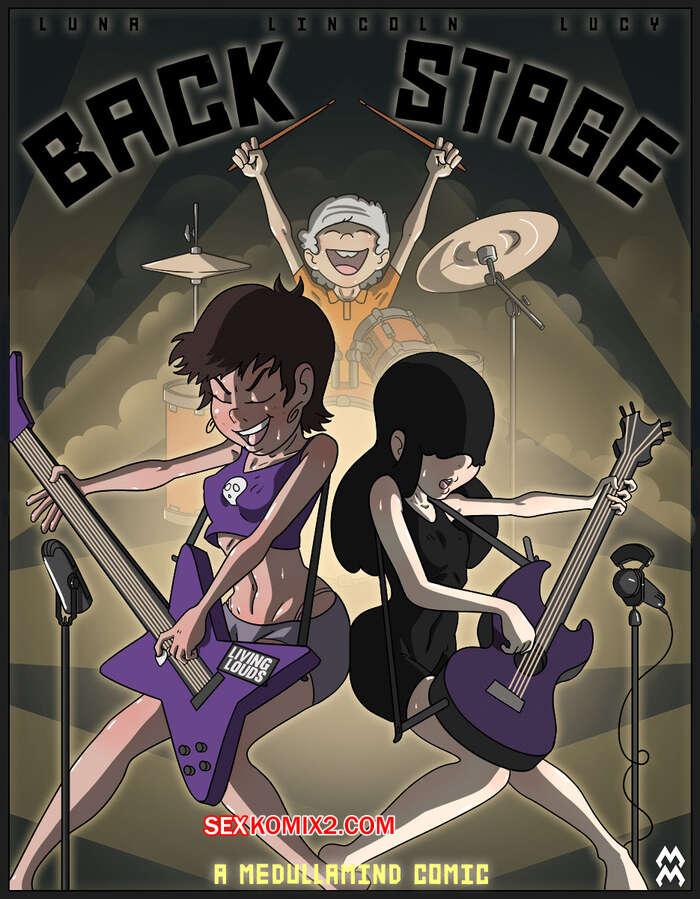 Comic porno BACKSTAGE. MedullaMind.