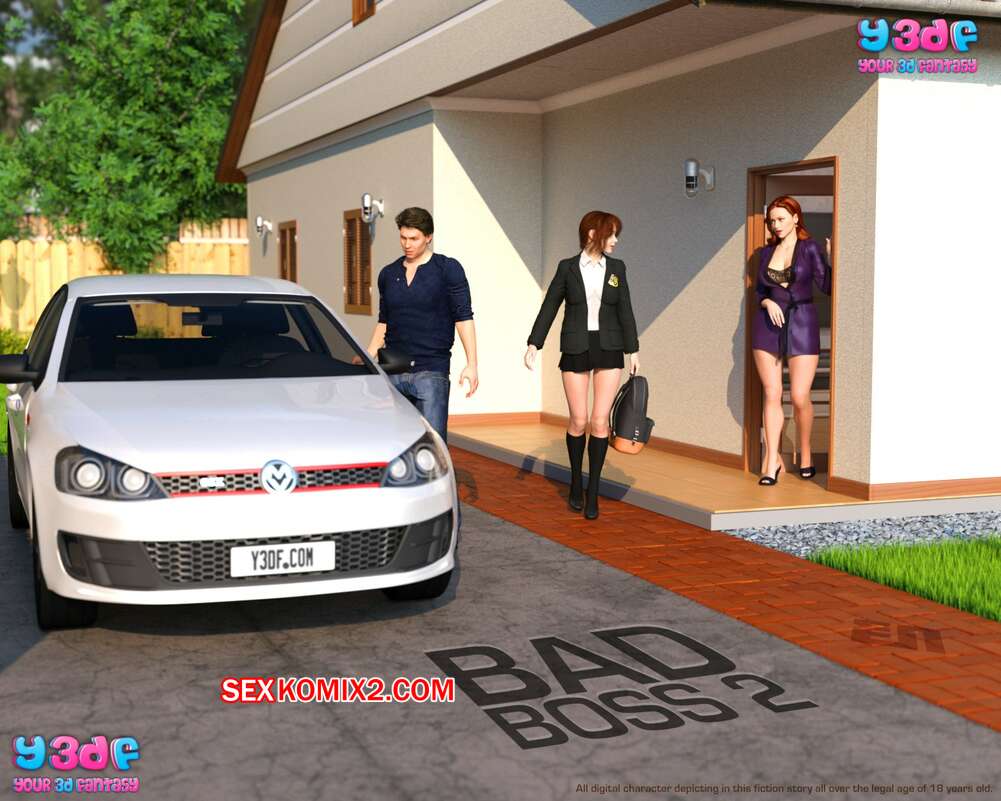 Comic porno BAD BOSS. Parte 2. Y3DF.