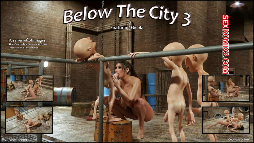 Comic porno BELOW the CITY. Parte 3. Blackadder.