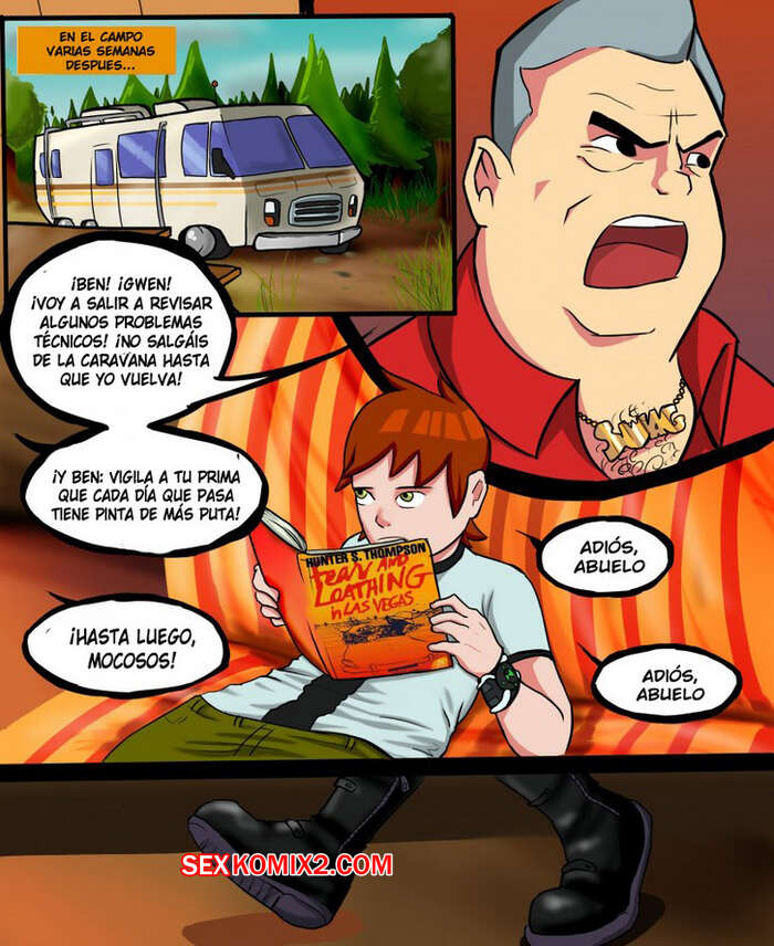 Ben 10 Yaoi Hentai - âœ…ï¸ Comic porno BEN 10 Bad Grandpa. Parte 2 cÃ³mico de sexo ardiente  pelirroja Gwen | Comics porno en espaÃ±ol solo para adultos | sexkomix2.com