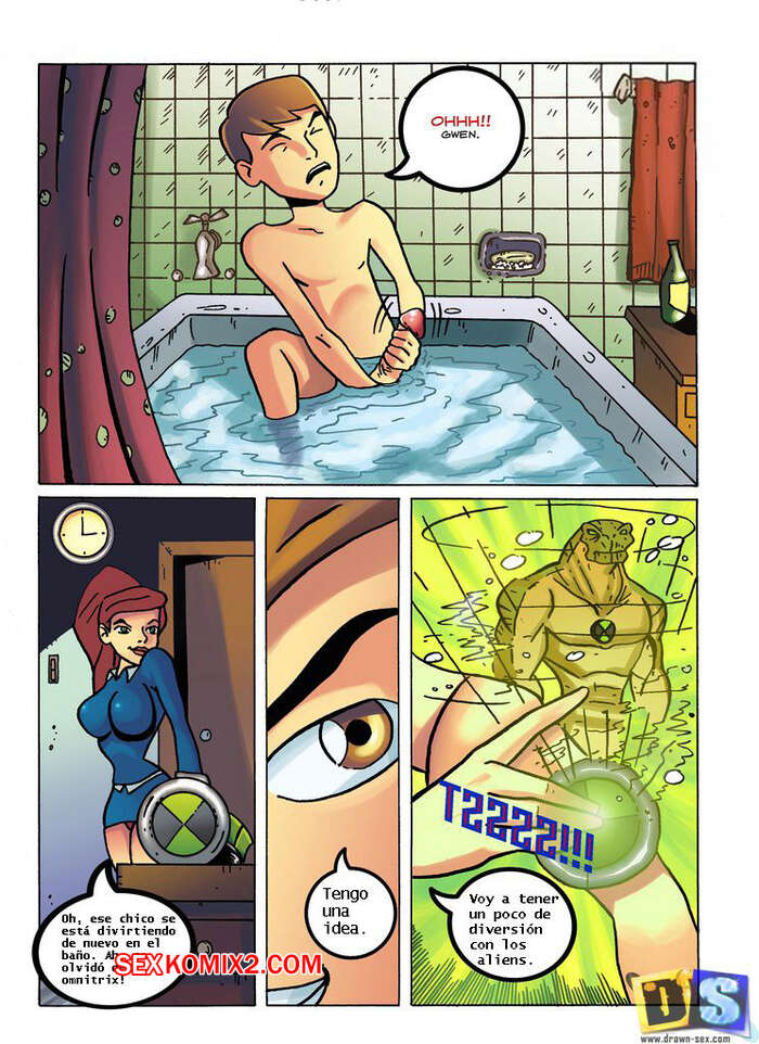 Comic porno BEN 10 Gwens Lust. Drawnsex.