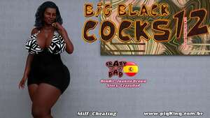 Comic porno BIG Black COCKS. Parte 12. CrazyDad3D