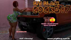 Comic porno BIG Black COCKS. Parte 7. CrazyDad3D