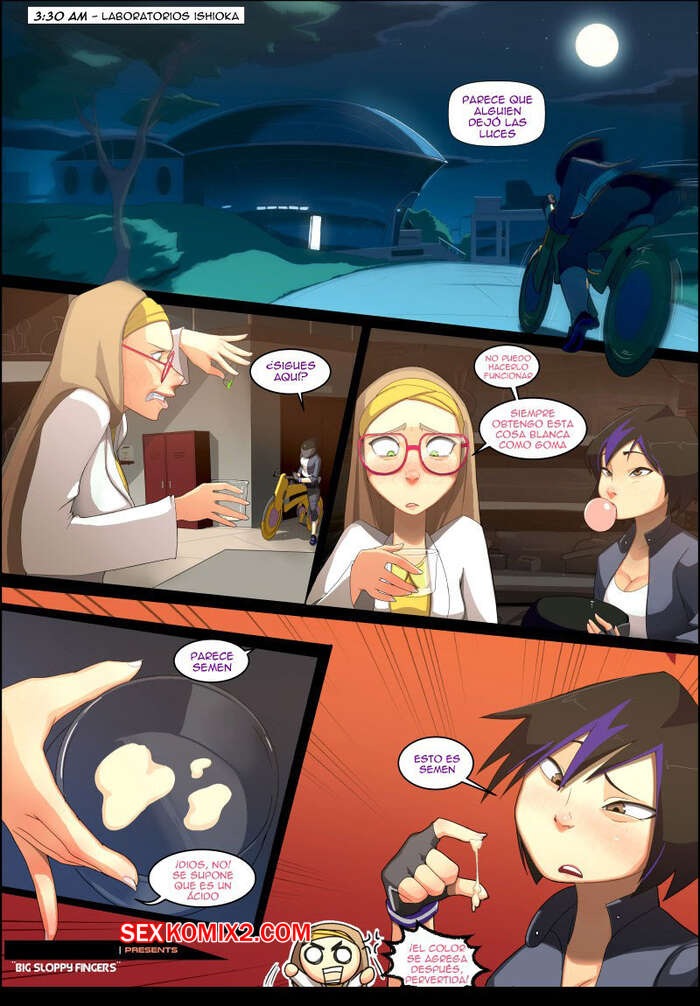 Comic porno BIG Sloppy Fingers. Sillygirl.