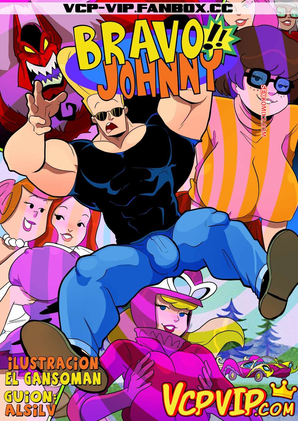 Comic porno Bravo Johnny. Gansoman