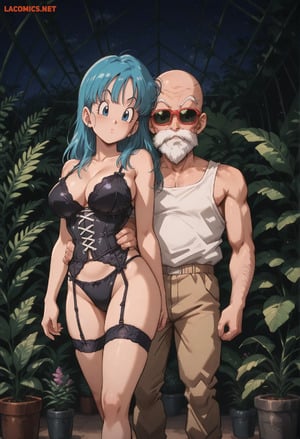 Comic porno Bulma x Master Roshi. Scarlet Meow