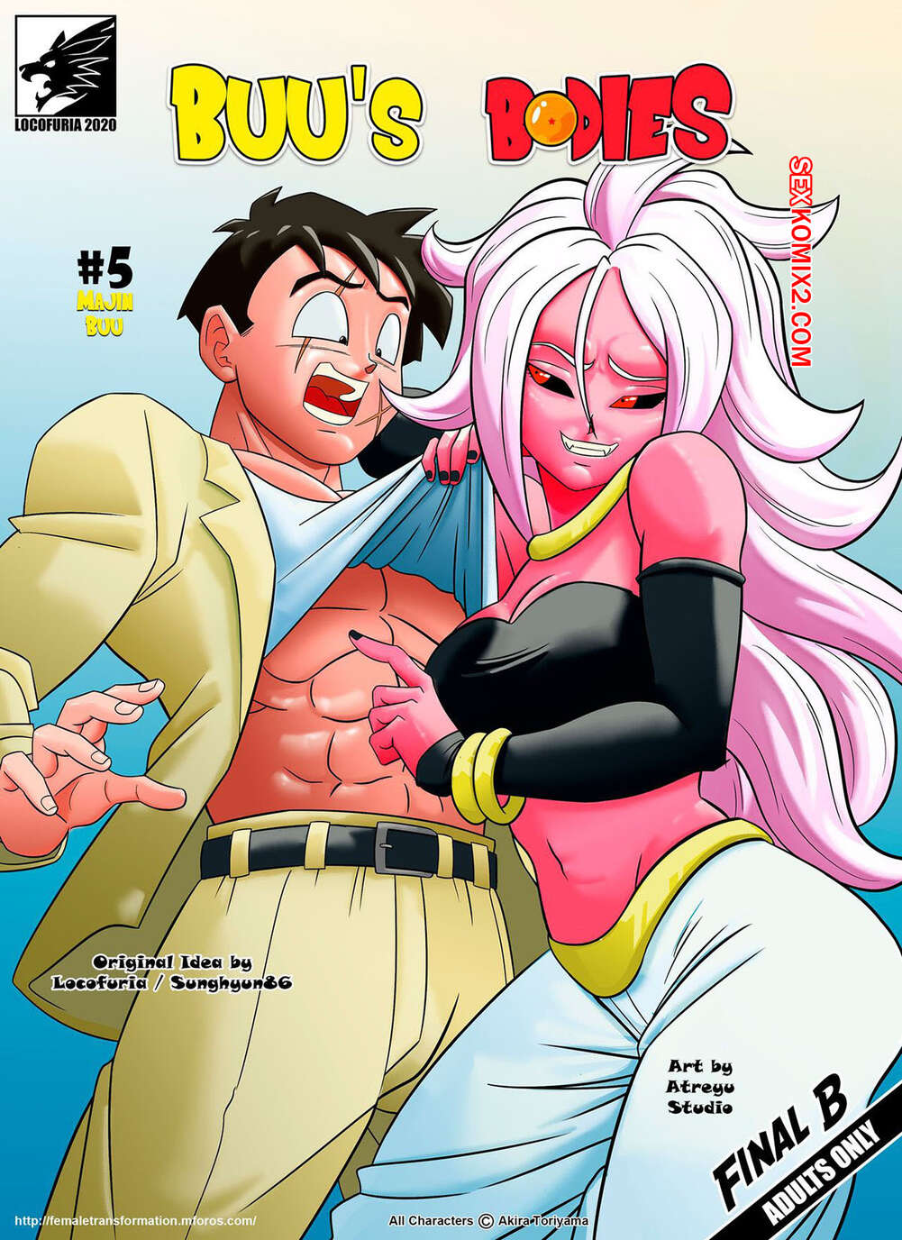 Comic porno BUUS BODIES. Parte 5. Locofuria.