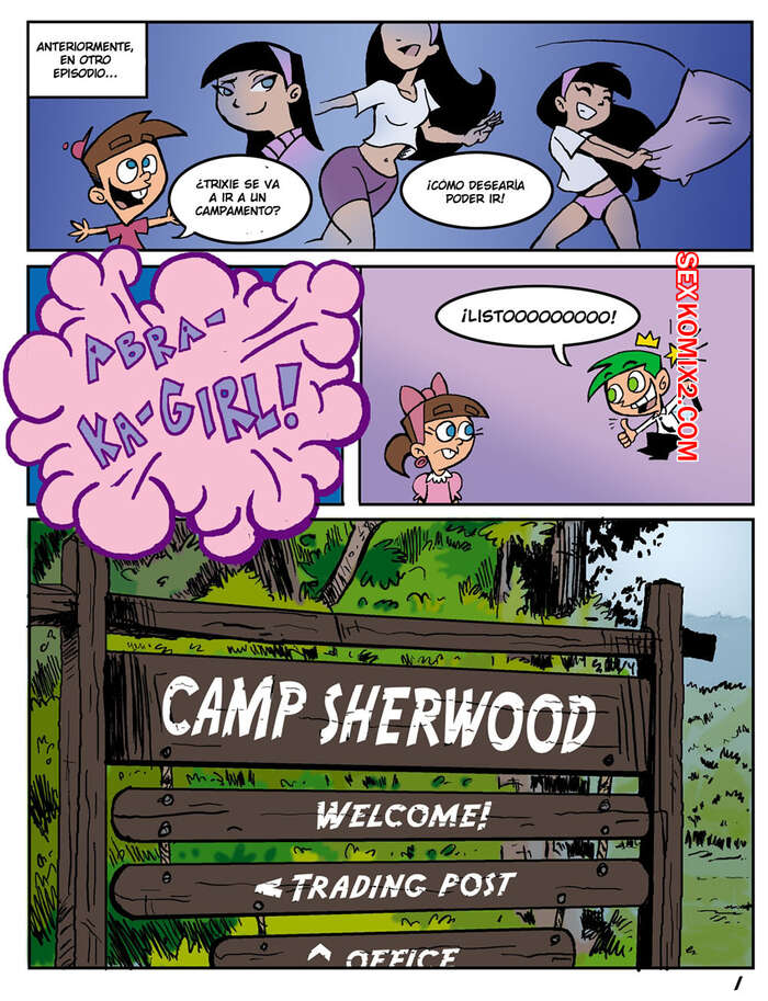 Comic porno Campamento SHERWOOD. Mister D.