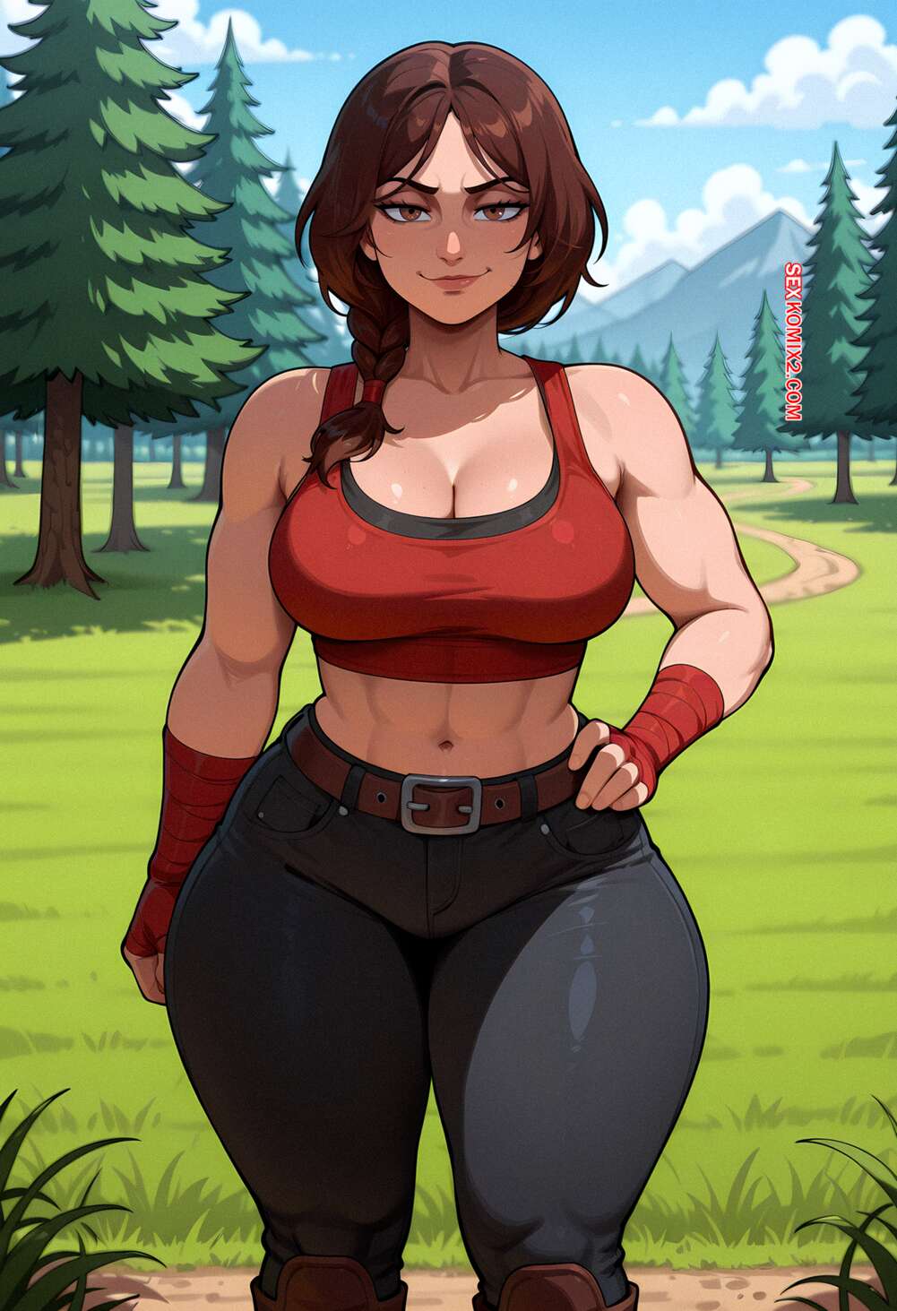 Comic porno Caveira x BBC. Floxin