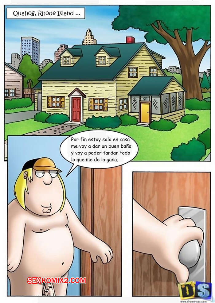 Comic porno CHRIS y MEG Solos en Casa. Drawnsex.