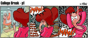 Comic porno COLLEGE Break. Fourball.