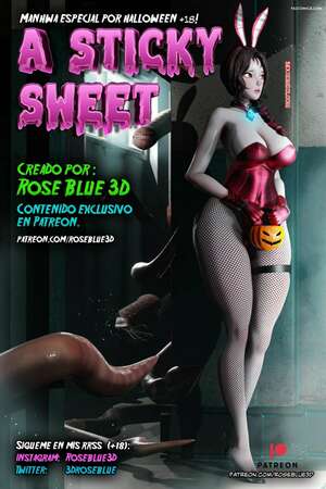 Hentai Manga Creamy Revenger. Capitulo 4. Rose Blue 3D