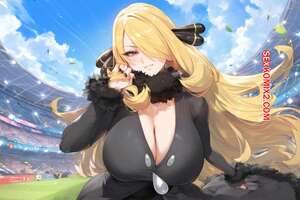 Comic porno Cynthia X BBC. Oppai Love