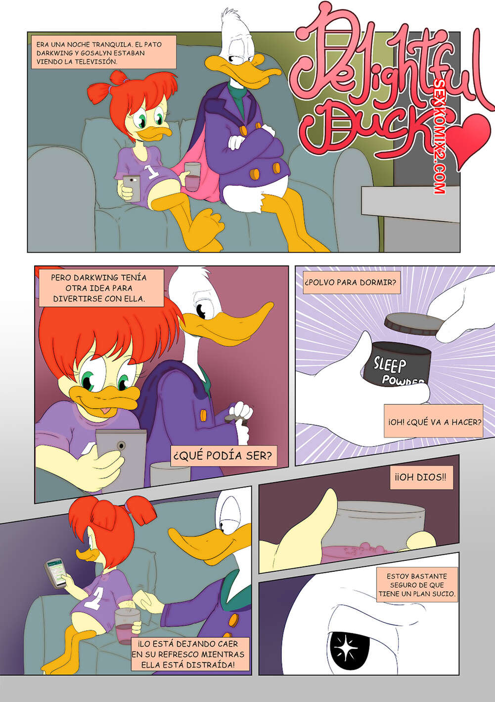 Comic porno DELIGHTFUL Duck
