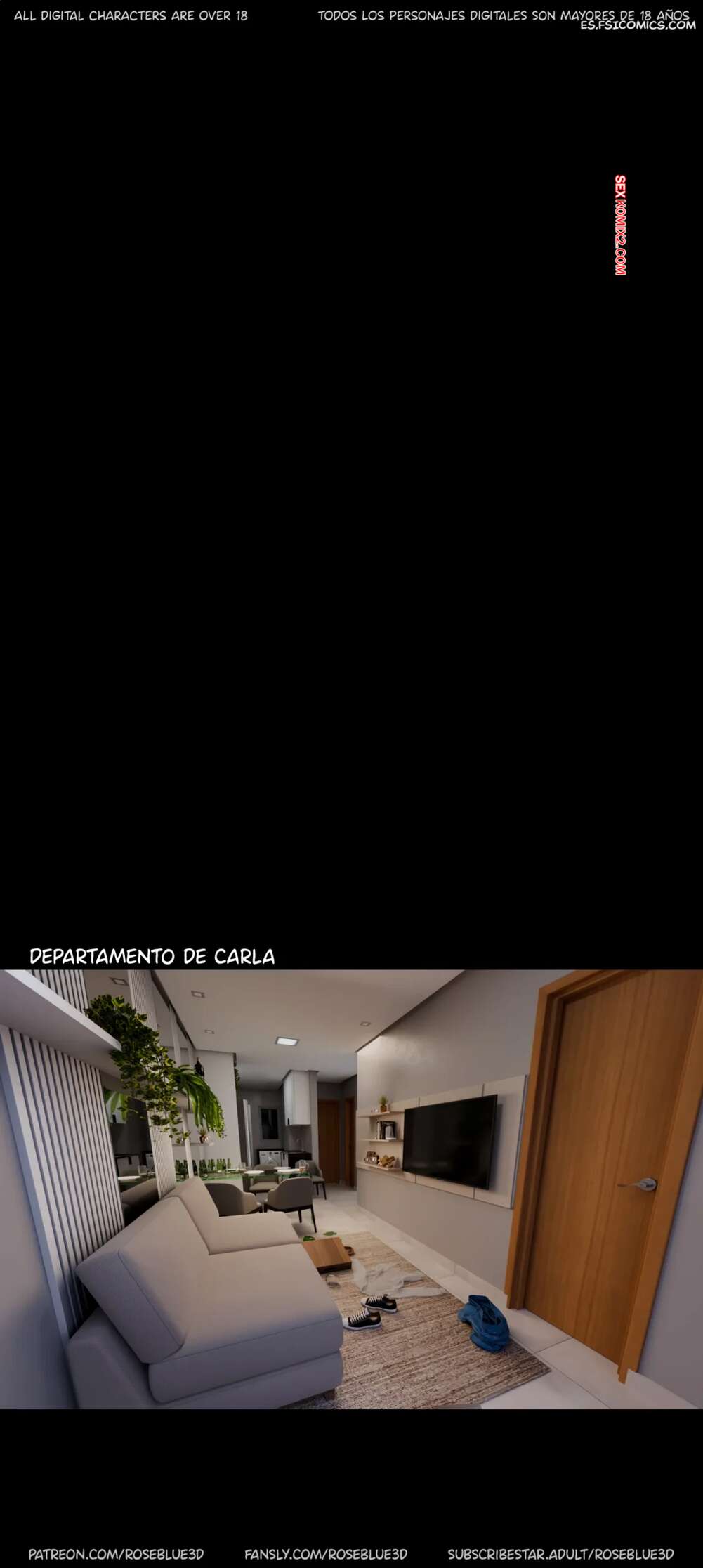 Comic porno DESPEDIDO. Parte 7. Roseblue3D