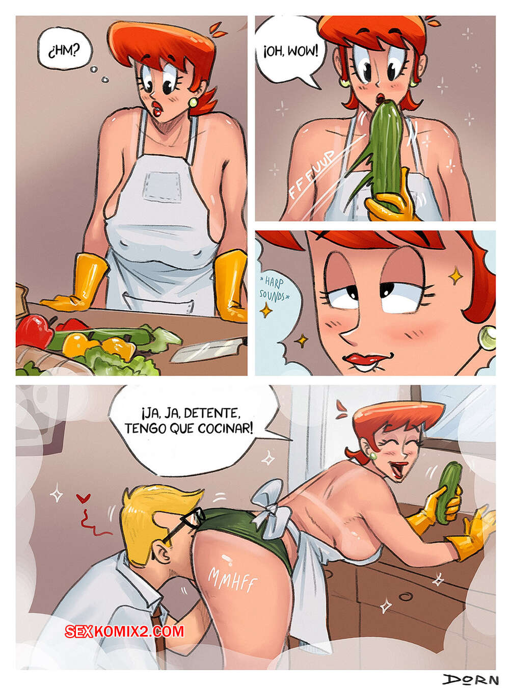 Comic porno DEXTERS MUM. DORN.