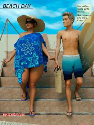 Comic porno Dia de PLAYA. TheFoxxx.