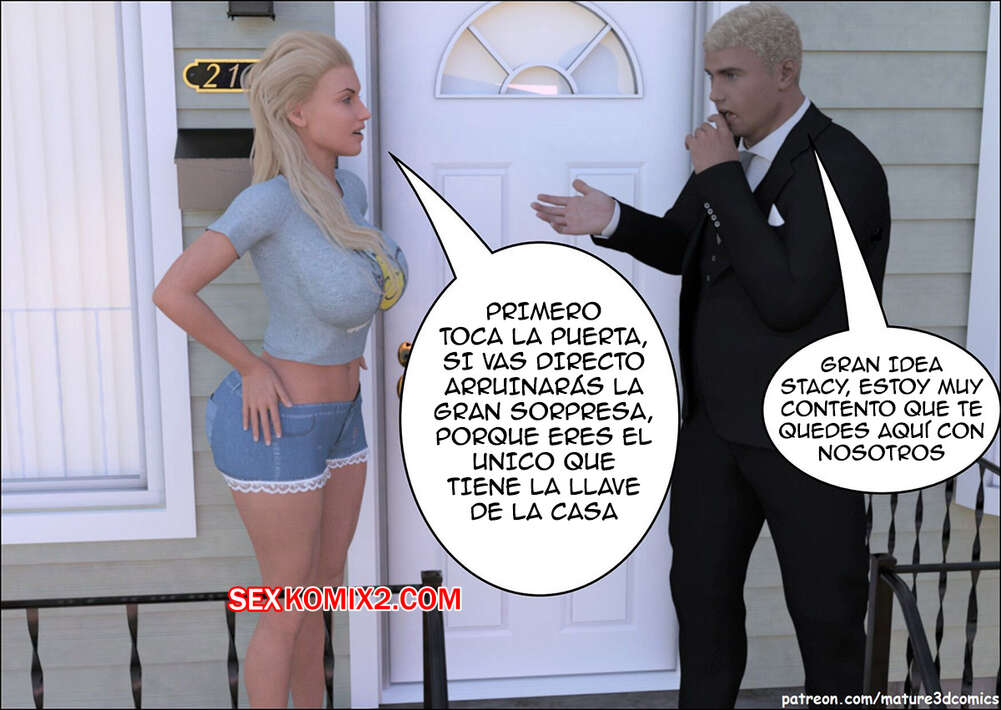 Comic porno Double the LIVES LIES. Parte 3. Mature3Dcomics.