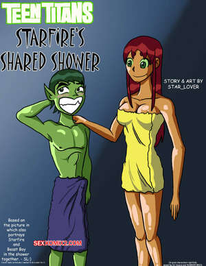 Comic porno DUCHA compartida con STARFIRE. Star Love. Comic porno DUCHA compartida con STARFIRE. Star Love.