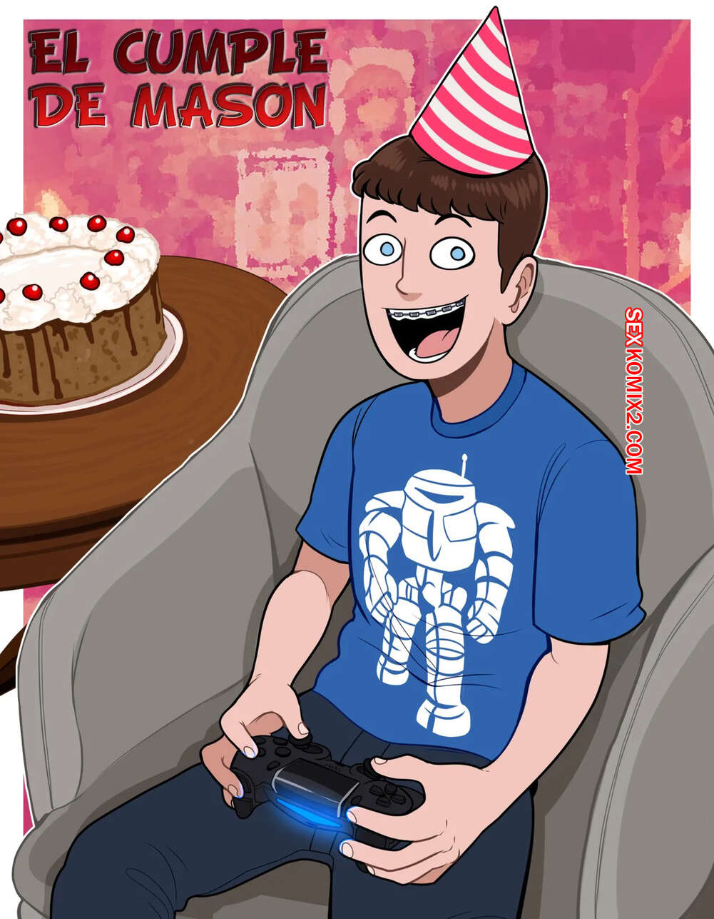 Comic porno El CUMPLE de MASON. HellOnEarthIII.