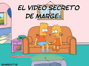 Comic porno El VIDEO SECRETO de MARGE. Marecattus.