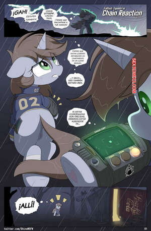 Comic porno Fallout EQUESTRIA. Chain Reaction. Shino.