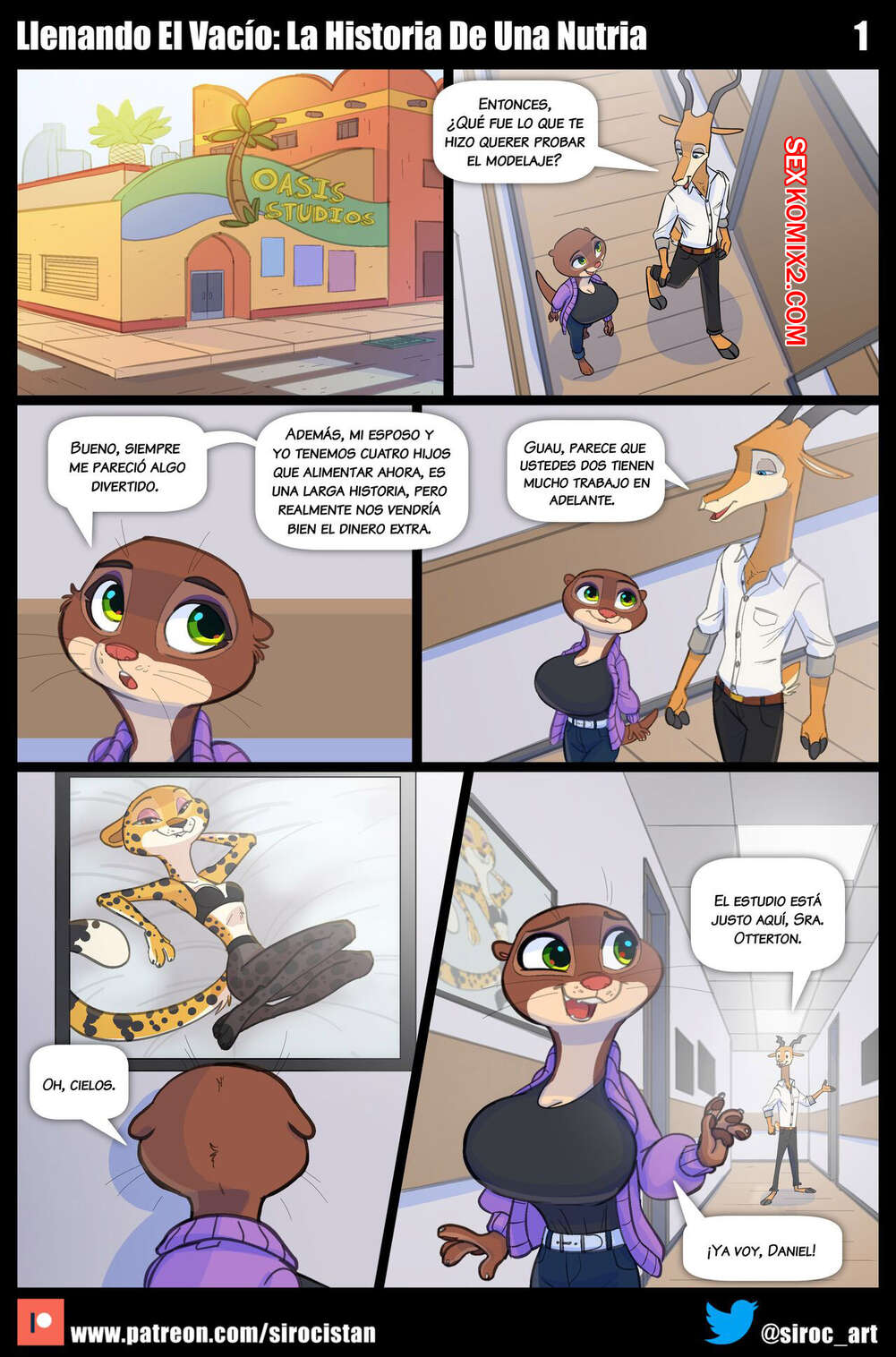 Comic porno FILLING the VOID. An Otters Story. Siroc.