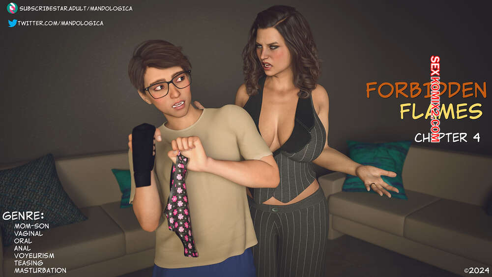 Comic porno FORBIDDEN Flames. Parte 4. Mandologica.