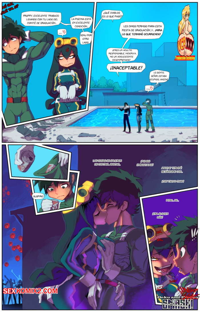 Comic porno Fred Perry. What if. Deku and Himiko Smashed
