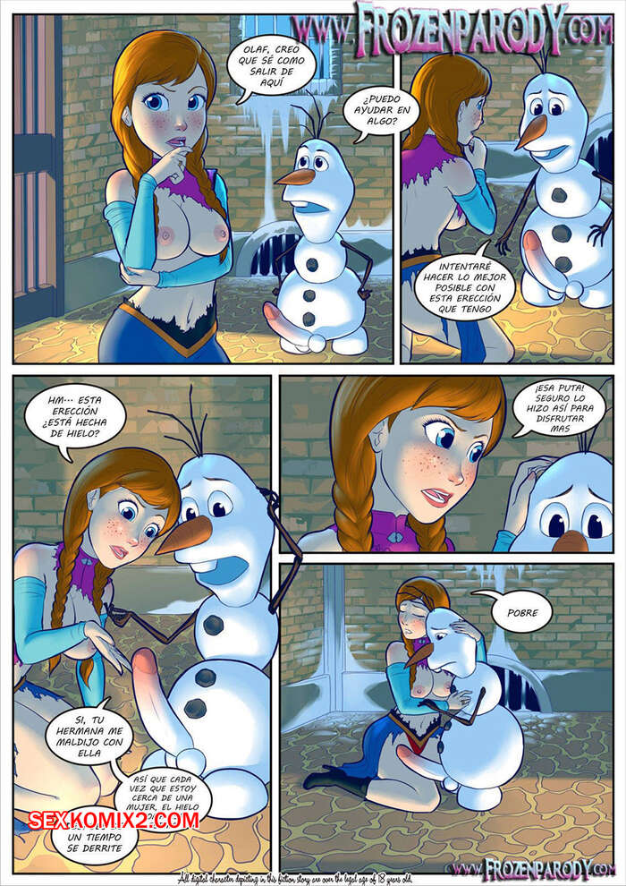 Comic porno FROZEN Parody 3. Iceman. Frozen Parody.