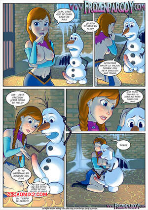 Comic porno FROZEN Parody 3. Iceman. Frozen Parody.