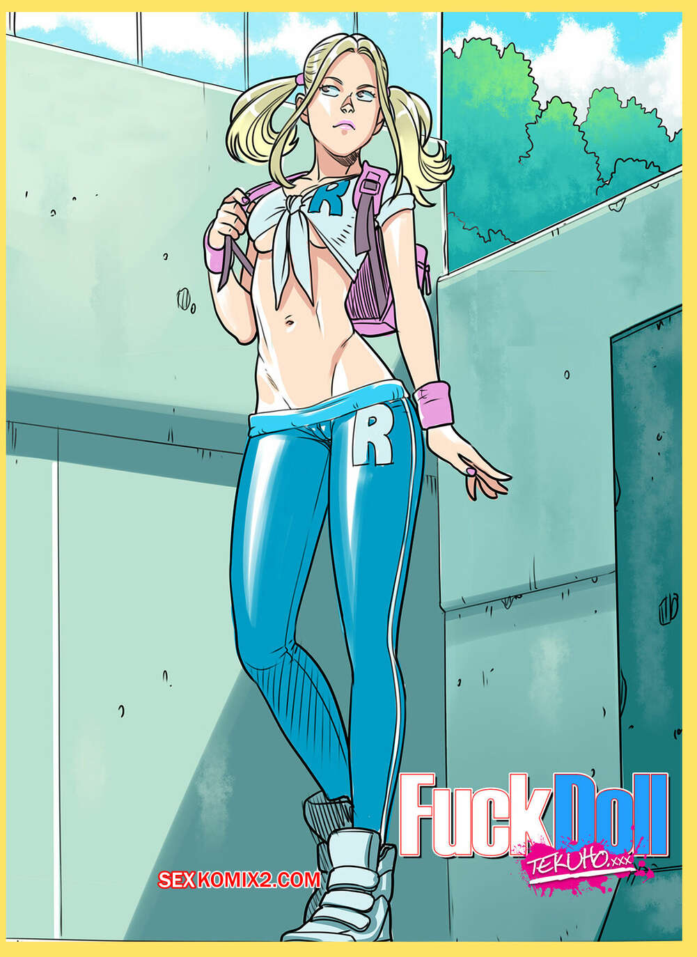 Comic porno FUCK DOLL. Tekuho.