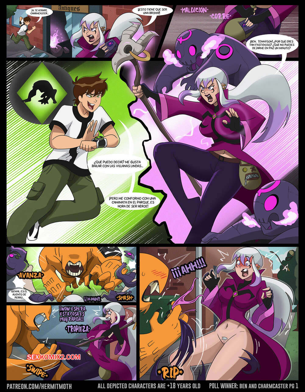 Comic porno Future BEN 18 vs CHARMCASTER Magical Pacts. Hermit Moth.