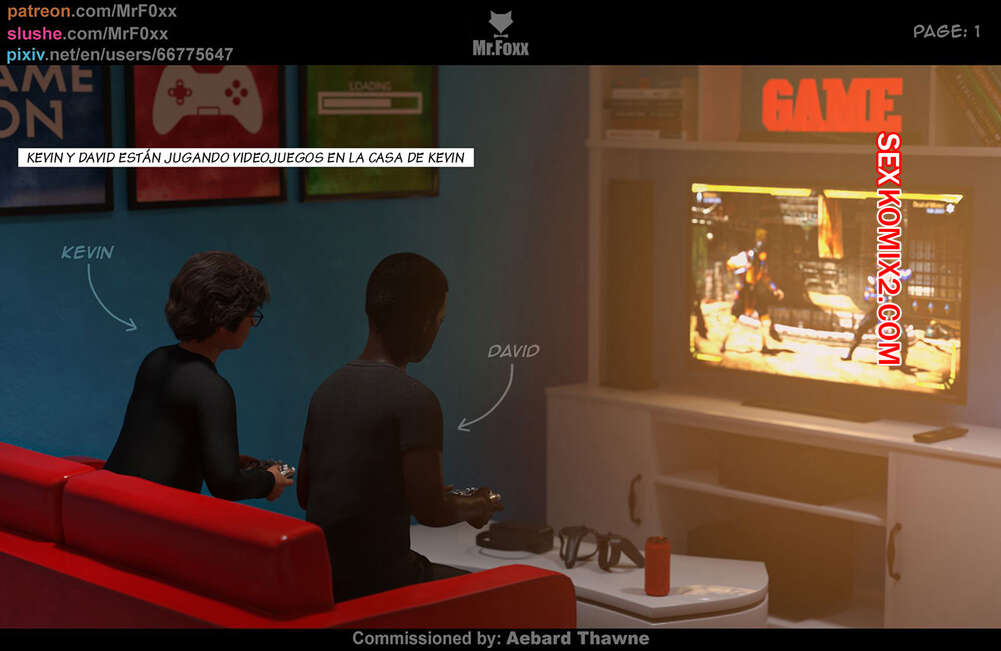 Comic porno GAME OVER. Mr.Foxx.