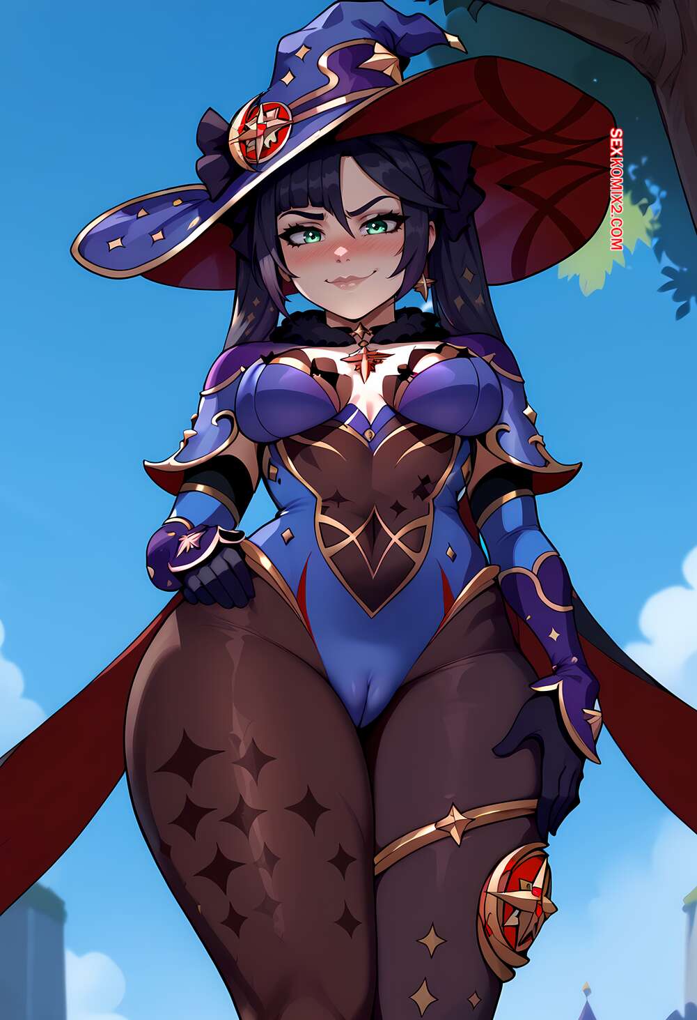 Comic porno Genshin Impact. Mona x BBC. Floxin