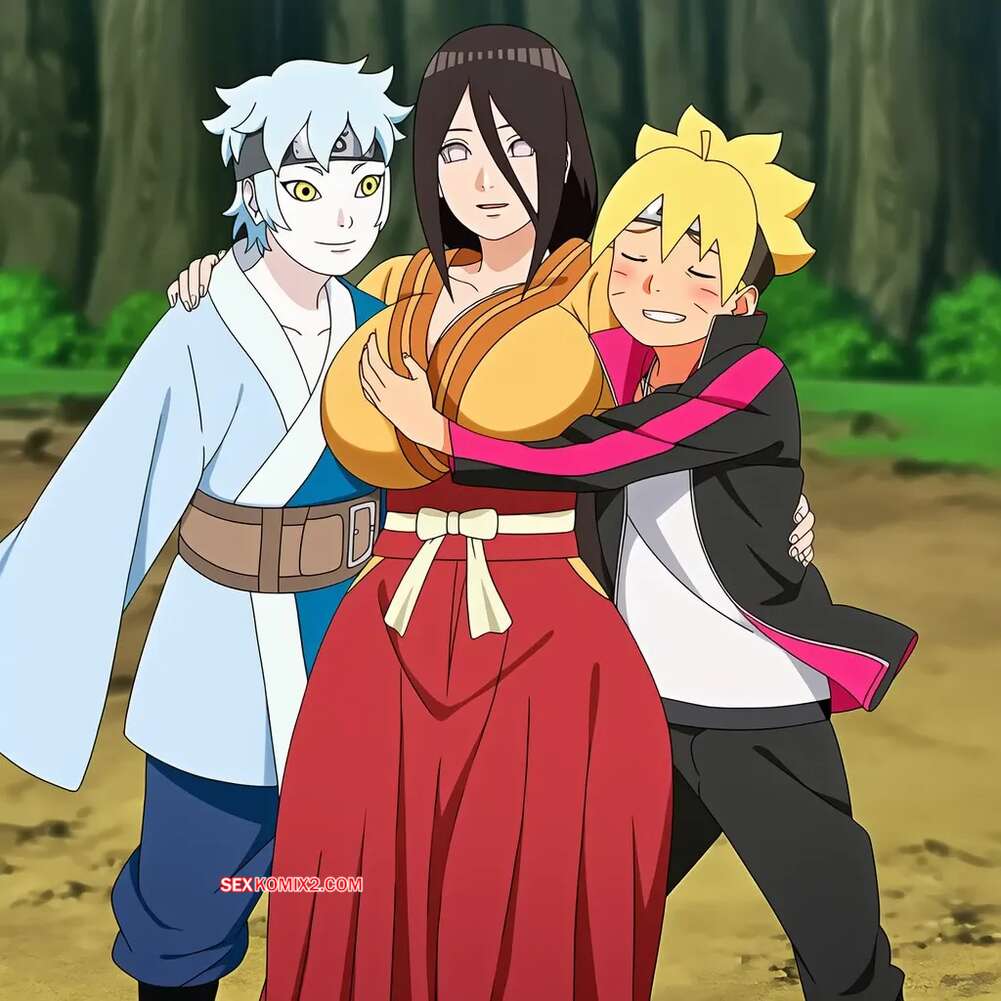 Comic porno Hanabi x Boruto x Mitsuki. Tbaanime