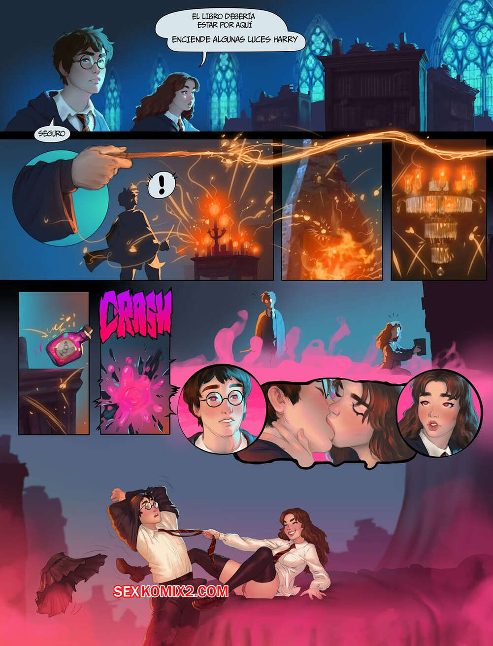 Cómic porno de harry potter