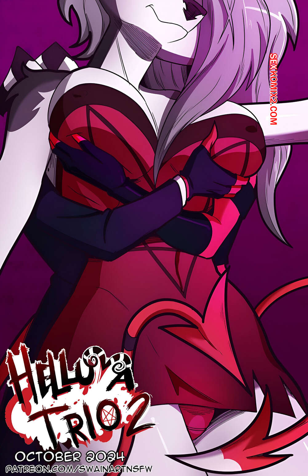 Comic porno HELLUVA TRIO. Parte 2. Swain.