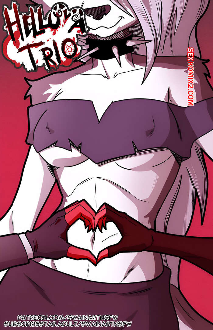 Comic porno HELLUVA TRIO. Swain.