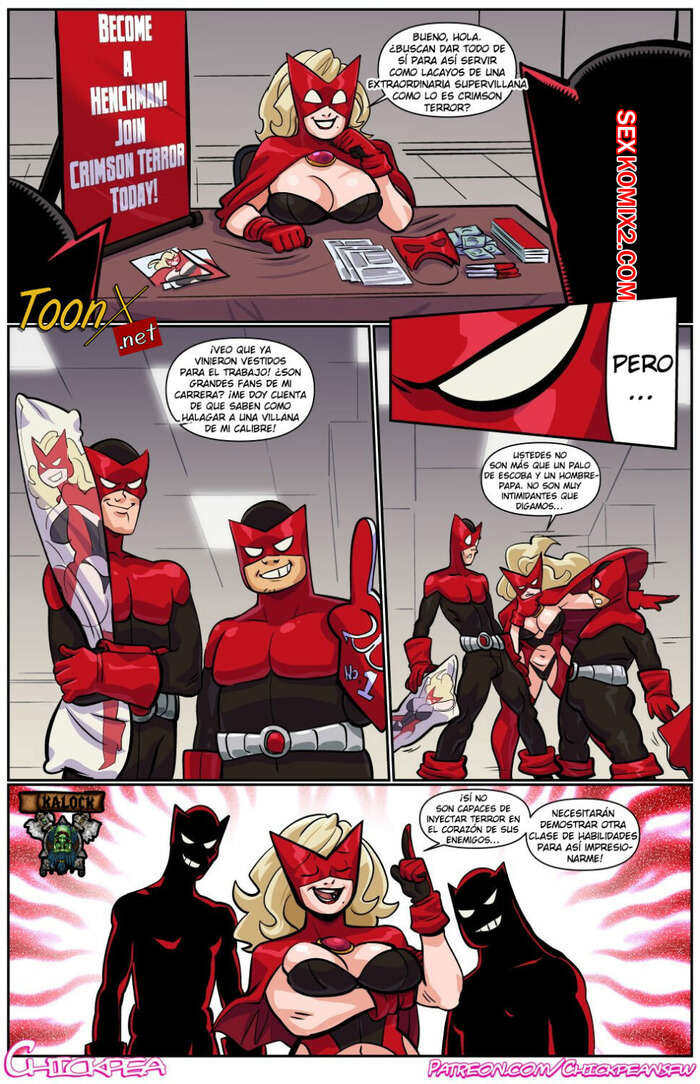 Comic porno Henchmen Tryout. Chickpea.